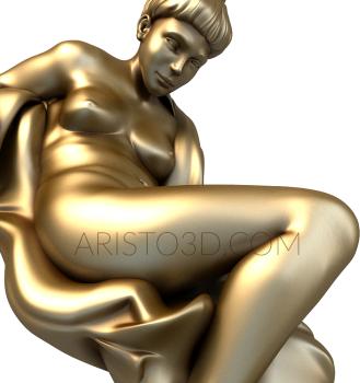 Statuette (STK_0047) 3D model for CNC machine